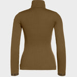 Mira Long Sleve Knit Sweater - Women - Dark Olive - Gumpel & Co