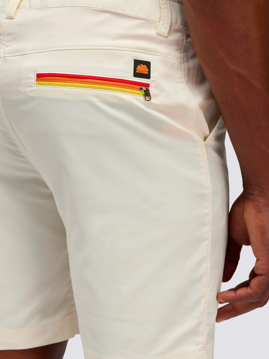 Men's Addi Hybrid Walkshorts - Herrer - Off White - Gumpel & Co