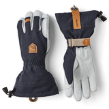 Army Leather Patrol Gauntlet 5 - finger Skihandsker - Unisex - Navy - Gumpel & Co