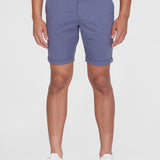 Men's Chuck Regular Chino Poplin Shorts - Herre - Vintage Indigo - Gumpel & Co