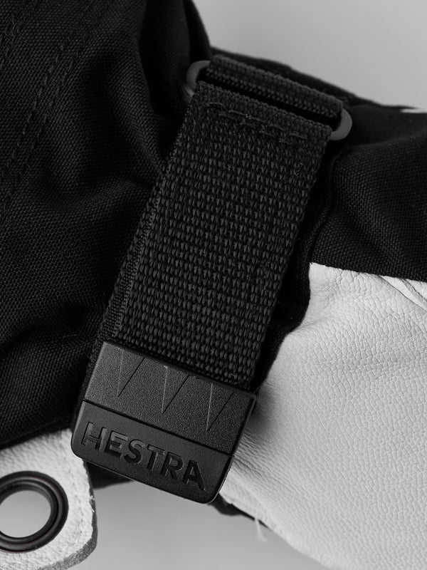 Female Heli 5 - finger Skihandsker - Dame - Black/Off White - Gumpel & Co