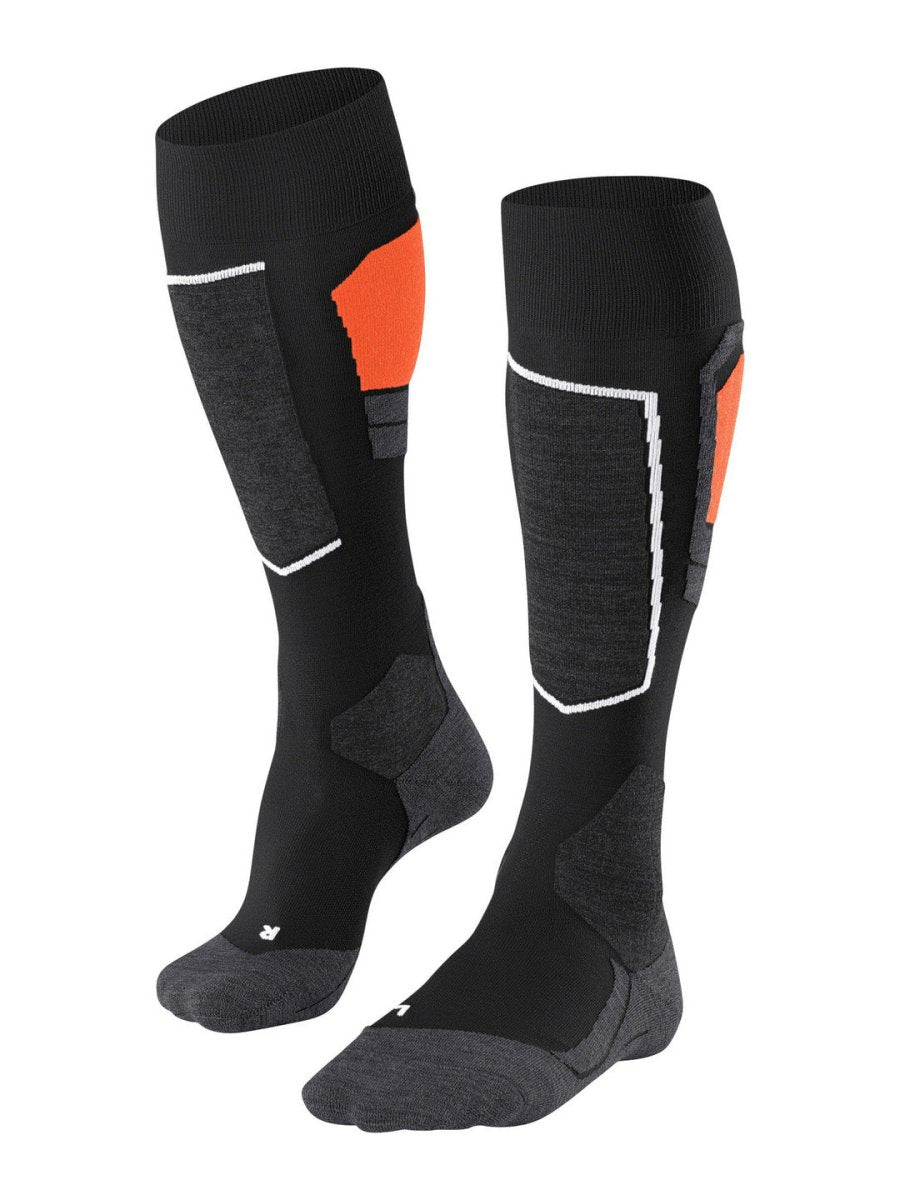 SK4 Advanced Merinould Skisokker - Herre - Black - Gumpel & Co