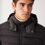 Men's Sporty Dunjakke m. Hætte - Herre - Chokolate - Gumpel & Co