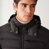 Men's Sporty Dunjakke m. Hætte - Herre - Chokolate - Gumpel & Co