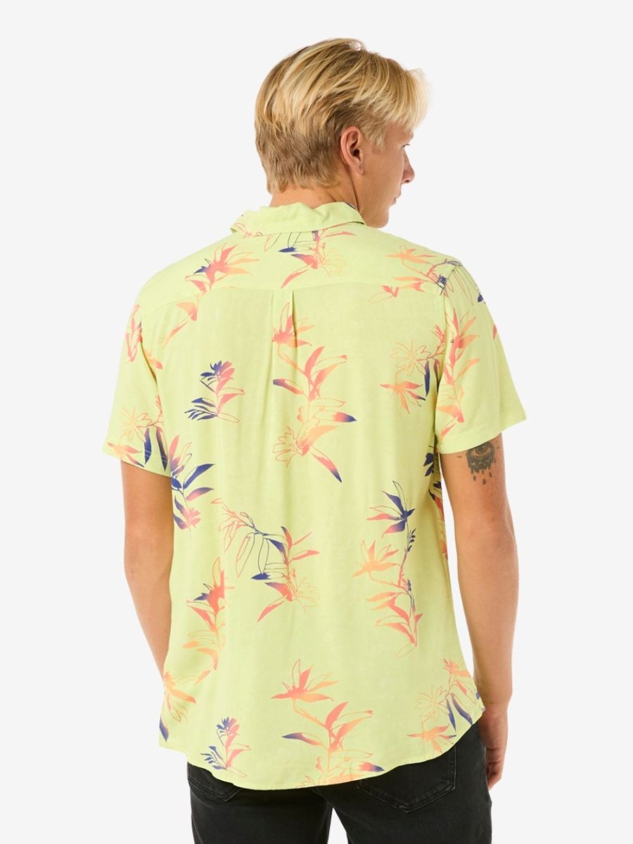 Fun Times Short Sleeve Shirt - Herre - Lime Wash - Gumpel & Co