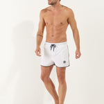 Men's Tom Badeshorts - Herre - Blanc - Gumpel & Co