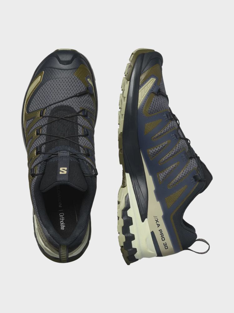 XA PRO 3D V9 - Herre - India Ink / Olive Night - Gumpel & Co