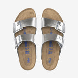 Arizona Sandal Naturlæder - Metallic Silver - Normal - Gumpel & Co