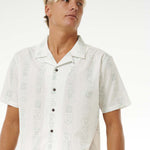 Men's Salt Water Culture S/S Skjorte - Herre - Bone - Gumpel & Co