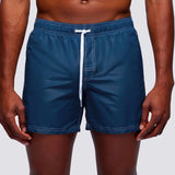 Men's Iconic Stretch Waist Badeshorts - Herre - Navy - Gumpel & Co