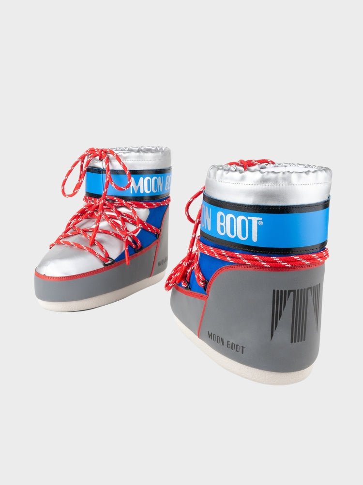 Icon Low Space Racing - Women - Silver / Red / Blue - Gumpel & Co