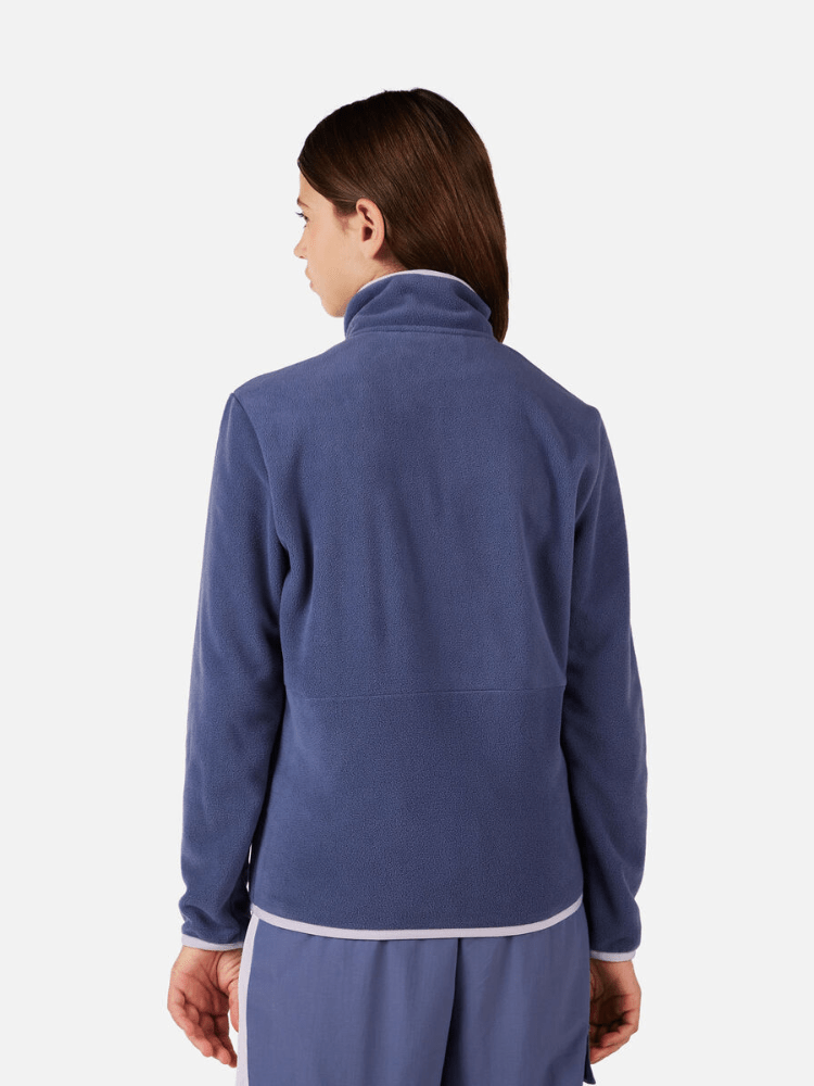 Strawpile Fleece Midlayer m/lynlås - Børn - Night Blue - Gumpel & Co