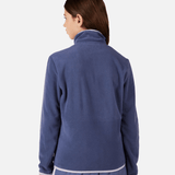 Strawpile Fleece Midlayer m/lynlås - Børn - Night Blue - Gumpel & Co