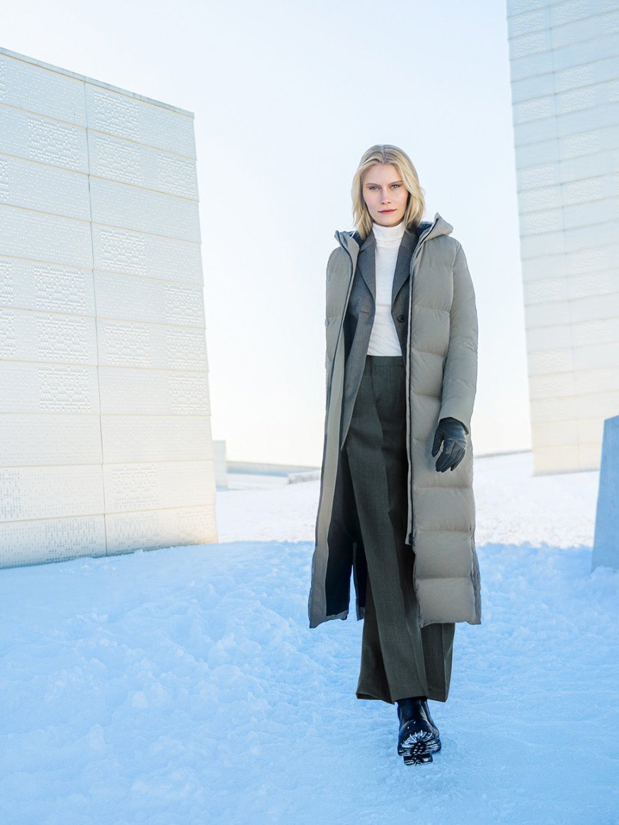 Infinity Dunfrakke - Dame - Dark Sand - Gumpel & Co