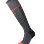 Heat Socks 5.1 Toe Cap Skistrømper - Unisex - Anthracit/Red - Gumpel & Co