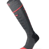Heat Socks 5.1 Toe Cap Skistrømper - Unisex - Anthracit/Red - Gumpel & Co