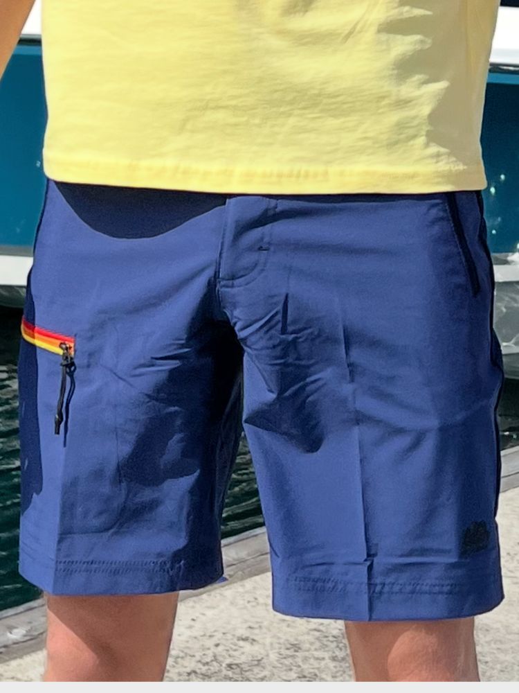 Stretched Quick - Dry Fabric Walkshorts - Herre - Navy - Gumpel & Co