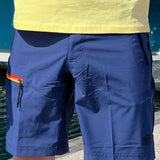 Stretched Quick - Dry Fabric Walkshorts - Herre - Navy - Gumpel & Co