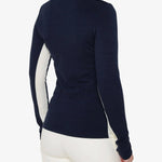 Women's Baselayer Half - zip merinouldtrøje - Dame - Navy - Gumpel & Co