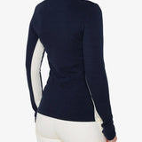 Women's Baselayer Half - zip merinouldtrøje - Dame - Navy - Gumpel & Co