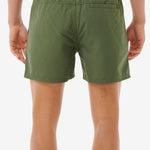 Offset Volley 15 Boardshort - Herre - Dark Olive - Gumpel & Co