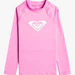 Kids Whole Hearted Long Sleeve UV/Rash Guard - Børn - Cyclamen - Gumpel & Co