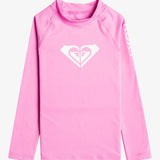 Kids Whole Hearted Long Sleeve UV/Rash Guard - Børn - Cyclamen - Gumpel & Co