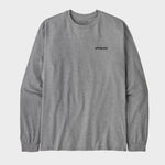 Long Sleeved P 6 Logo Responsibili Tshirt - Herre - Grå - Gumpel & Co