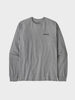 Long Sleeved P 6 Logo Responsibili Tshirt - Men - Grey