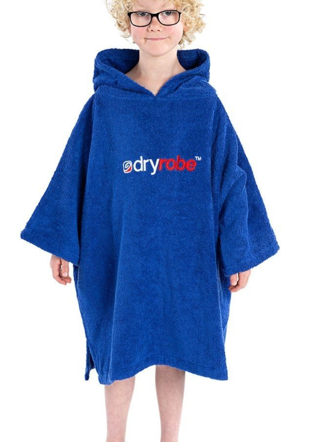 Frotté Badeponcho | Børn | Royal Blue - Gumpel & Co