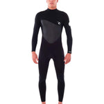 Men's Omega 3/2 Full Back Zip Steamer Våddragt | Herrer | Black - Gumpel & Co