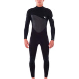 Men's Omega 3/2 Full Back Zip Steamer Våddragt | Herrer | Black - Gumpel & Co