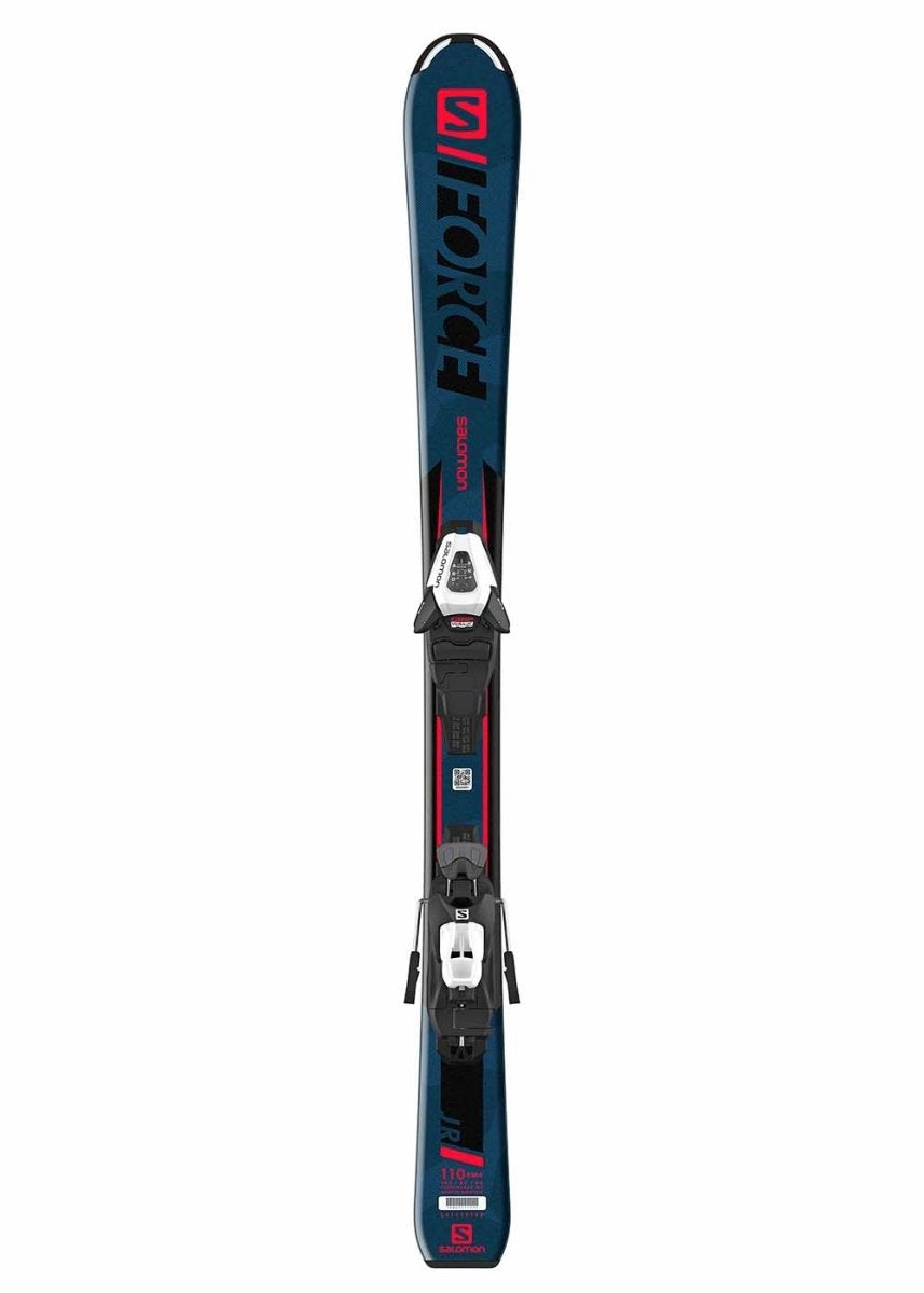 S/Force JR ski med binding - børn - black/red - 2021/22 - Gumpel & Co