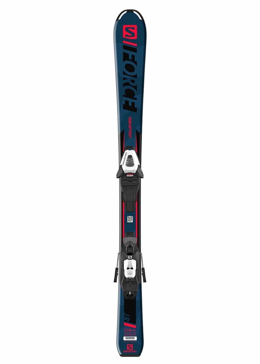 S/Force JR ski med binding - børn - black/red - 2021/22 - Gumpel & Co