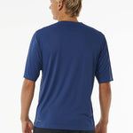 Men's Mumma Surflite UPF 50+ S/S UV T-shirt - Herre - Washed Navy - Gumpel & Co