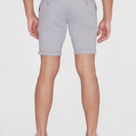 Men's Chuck Regular Chino Poplin Shorts - Herre - Alloy (Grå) - Gumpel & Co