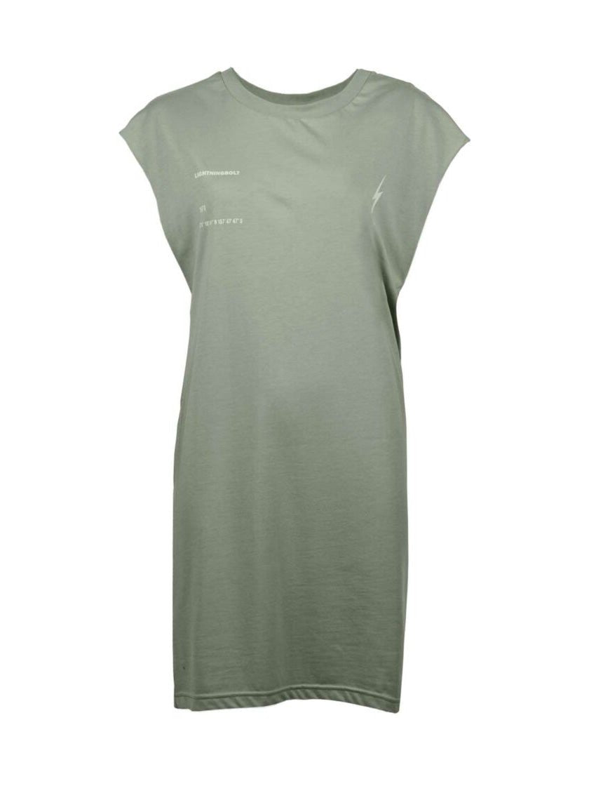 Women's Sleveless T-shirt Kjole - Dame - Seagrass - Gumpel & Co