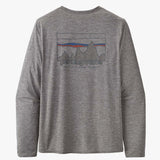 Capilene Cool Daily Graphic UV T-shirt - Herre - Skyline Feather Grey - Gumpel & Co