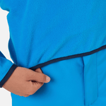 Strawpile Fleece Midlayer m/halfzip - Børn - Blå - Gumpel & Co