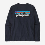 Long Sleeved P 6 Logo Responsibili Tshirt - Herre - Navy - Gumpel & Co