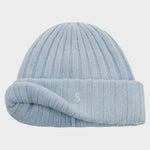 Cashmere Beanie - Unisex - Cashmere Blue - Gumpel & Co