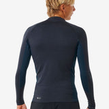 å Dawn Patrol UPF Perf Long Sleeve Rash Vest - Herre - Navy Marle - Gumpel & Co