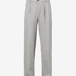 Deleste Striped Trousers - Dame - Iron Blue/Chalk - Gumpel & Co