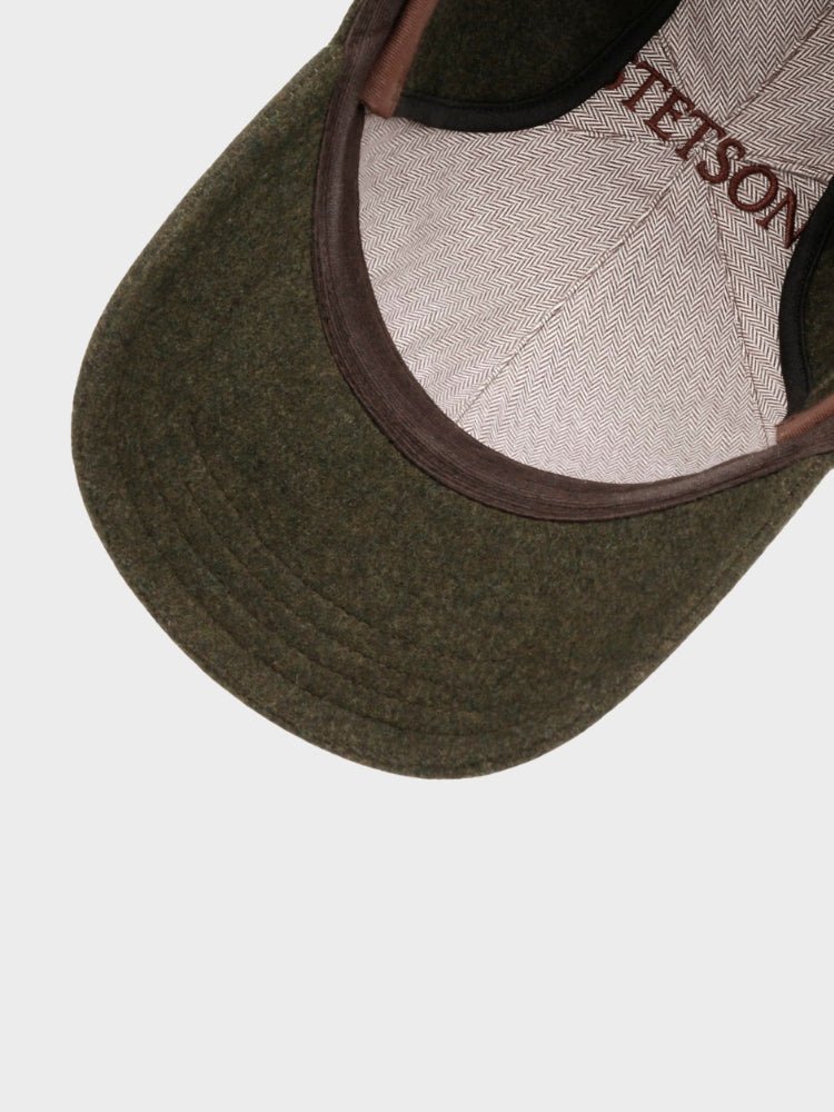 Baseball Wool/Cashmere Cap - Unisex - Moss - Gumpel & Co