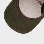 Baseball Wool/Cashmere Cap - Unisex - Moss - Gumpel & Co