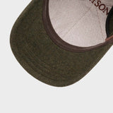 Baseball Wool/Cashmere Cap - Unisex - Moss - Gumpel & Co