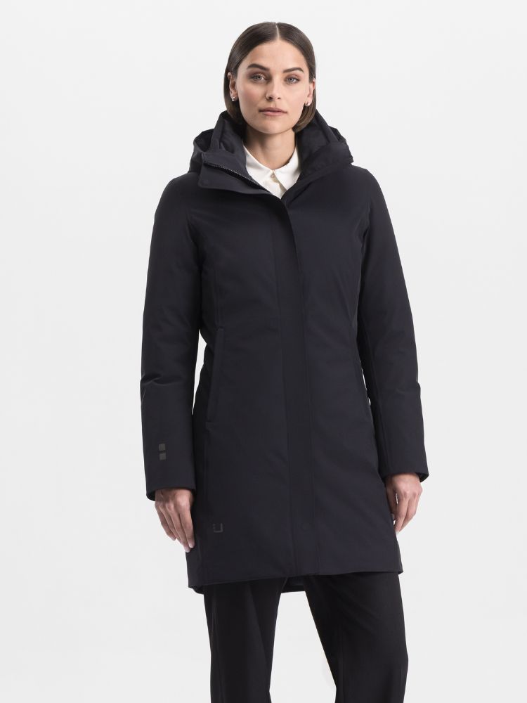 White Heat Frakke - Dame - Dark Sand - Gumpel & Co