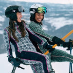 Women's Rose 100% Merino High Waist Skiunderbukser - Dame - Royal - Gumpel & Co