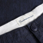 Men's - CHUCK REGULAR LINEN SHORTS - Total Eclipse - Gumpel & Co