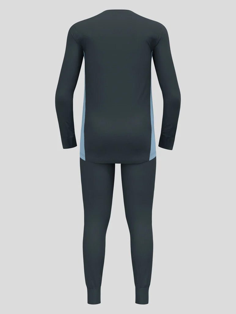 Men's Active Warm Skiundertøjssæt - Black/Provianc Blue - Gumpel & Co